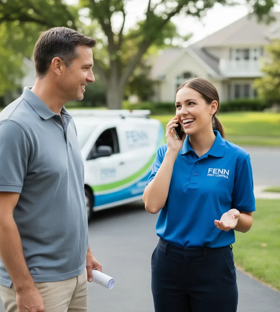 Fenn Pest Control customer support in Wrightstown